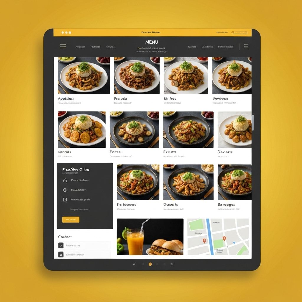 Restaurant Website preview